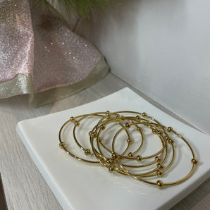 Lara Bangles / Stainless Steel