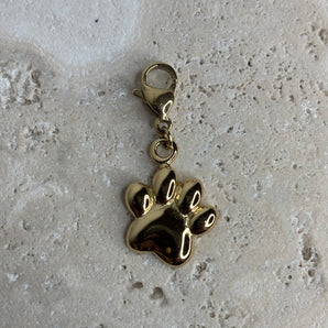 3D Paw Charm / Stainless steel
