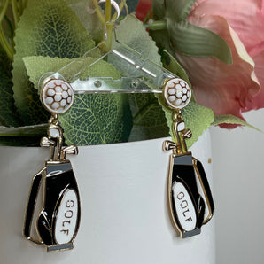 Palitos de Golf Earring / Brass