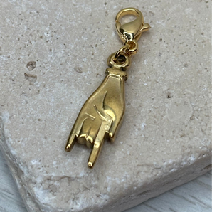 Rock & Roll Charm / Stainless Steel