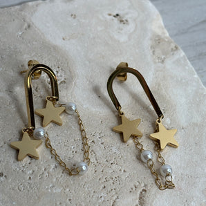 Super Star Earrings / Stainless Steel