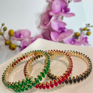 Crystal Bracelets / Brass & Crystals