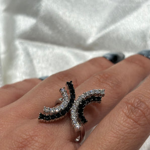 Rebecca Ring | Rhodium | Size 8