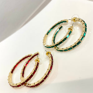 Esmeralda Earring / Brass & Zirconia