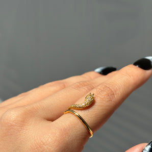 Snake Ring | Sterling Silver 925 & GP