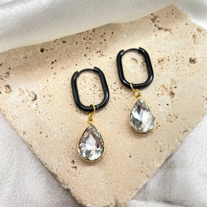 Mariana earrings / Cristal y Stainless Steel