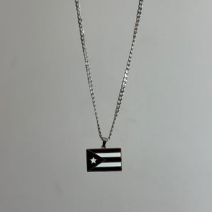 Puerto Rico Flag | Stainless Steel
