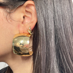 Nireya Earrings / Brass & Gold Plated