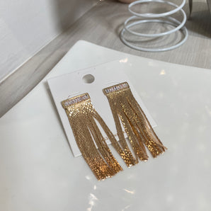 Hanna Earrings / Brass