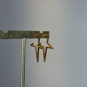 Noir Star Earrings | Stainless Steel