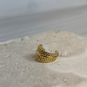 Leaf Earcuff | Gold Filled
