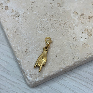 Rock & Roll Charm / Stainless Steel