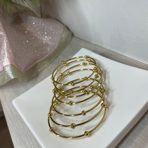 Lara Bangles / Stainless Steel
