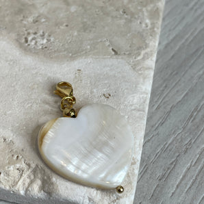 Corazón Madre Perla / Stainless Steel & Madre Perla