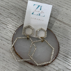 Suzeth Earrings / Brass