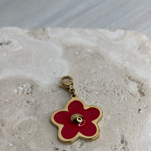 Flower Charm / Stainless Steel