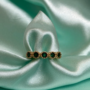 Esmeralda Ring | Sterling Silver & GP