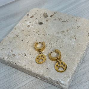 Paws Earrings / Stainless Steel