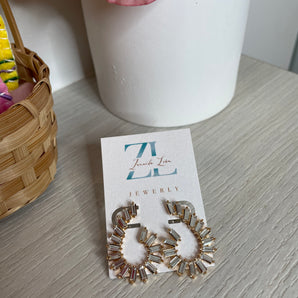 Miranda Earrings / Brass