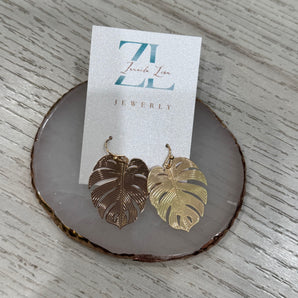 Carolyn Earrings / Brass