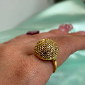 Khatiria Ring / Sterling Silver 925 & GP