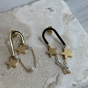 Super Star Earrings / Stainless Steel