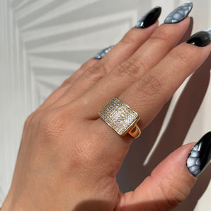 Rosa Ring / Sterling Silver 925 & 18k GP