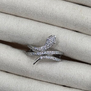 Silver Snake Ring / 925 Sterling Silver