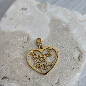 Besties Charm/ Stainless Steel