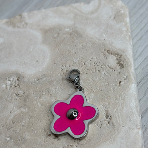 Flower Charm / Stainless Steel
