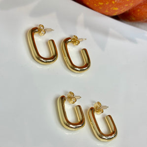 Zuleima’s Earrings | 3 layers of 14k gold