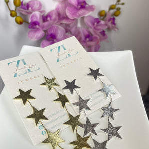 Elena Sofia Earrings / Brass
