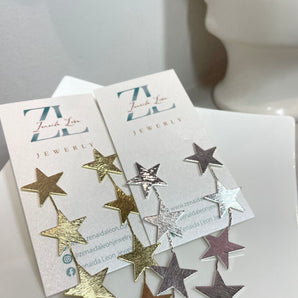 Elena Sofia Earrings / Brass