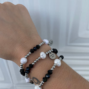 Yolymar Bracelet | Stainless Steel & Crystal