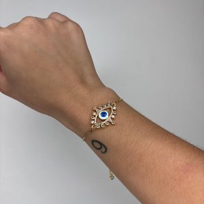 Big Eye Bracelet | Gold Dipped