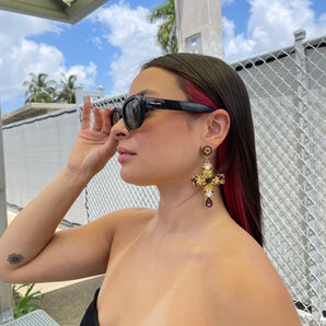 Karolina Earrings / Brass