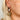 Black Diva Pearl Earrings/ Gold Plated