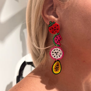 Carmen Miranda Earring / Glass
