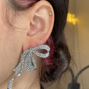 Belinda Earrings / Brass & Crystal