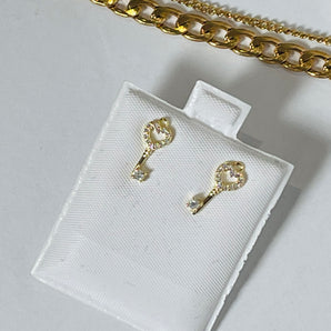 Viviana Earring / Sterling Silver 925 & Crystal