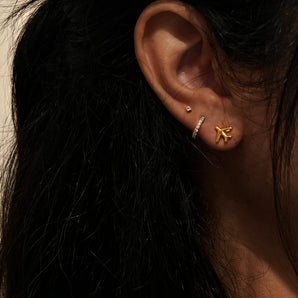 Fly Ambar Earring / Stainless Steel