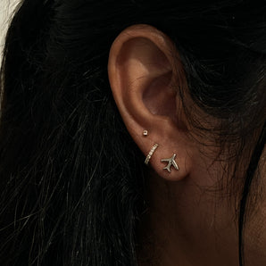 Fly Ambar Earring / Stainless Steel