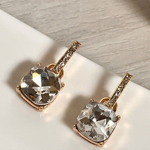 Rocio Earring / Brass & Crystal