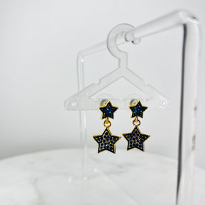 Kayla Earrings | Brass & Zirconia