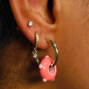 Ana Earrings / Hand Made Blown Glass